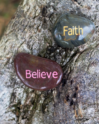 Faith and Believe rocks